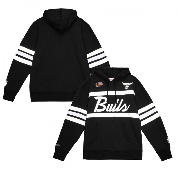 Толстовка Chicago Bulls Mitchell & Ness Black Hardwood Classics Camo Reflective Head Coach