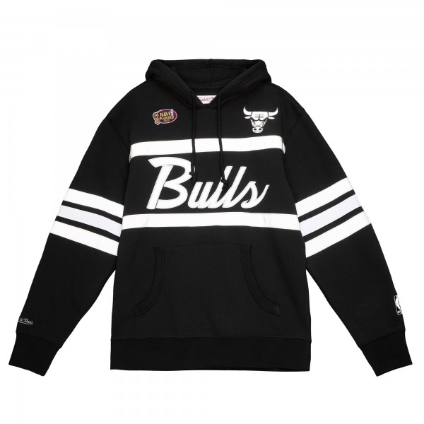 Толстовка Chicago Bulls Mitchell & Ness Black Hardwood Classics Camo Reflective Head Coach