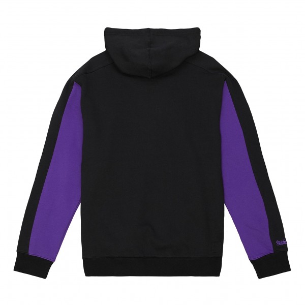 Толстовка Los Angeles Lakers Mitchell & Ness Color Block 2.0 Fleece - Black