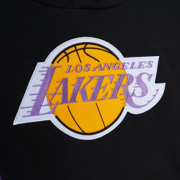 Толстовка Los Angeles Lakers Mitchell & Ness Color Block 2.0 Fleece - Black