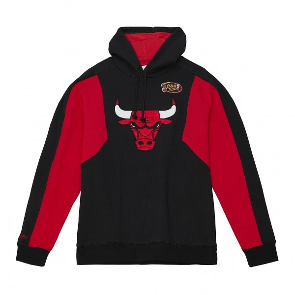 Толстовка Chicago Bulls Mitchell & Ness Color Block 2.0 Fleece - Black