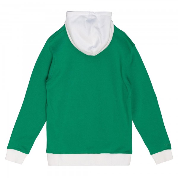 Толстовка Boston Celtics Mitchell & Ness Hardwood Classics Big Face 5.0 - Kelly Green