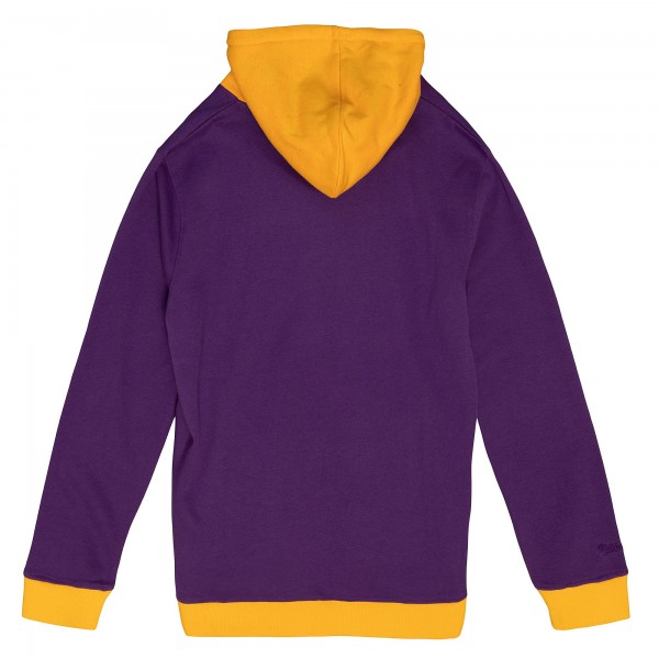 Толстовка Los Angeles Lakers Mitchell & Ness Hardwood Classics Big Face 5.0 - Purple