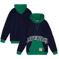 Толстовка Dallas Mavericks Mitchell & Ness Hardwood Classics Big Face 5.0 - Navy