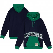 Толстовка Dallas Mavericks Mitchell & Ness Hardwood Classics Big Face 5.0 - Navy