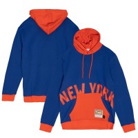Толстовка New York Knicks Mitchell & Ness Hardwood Classics Big Face 5.0 - Blue