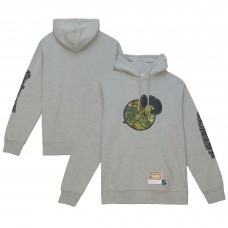 Толстовка Dallas Mavericks Mitchell & Ness Hardwood Classics Ghost Camo - Heather Gray