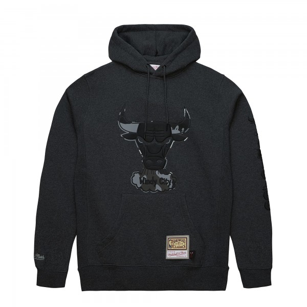 Толстовка Chicago Bulls Mitchell & Ness Black Hardwood Classics Ghost Camo