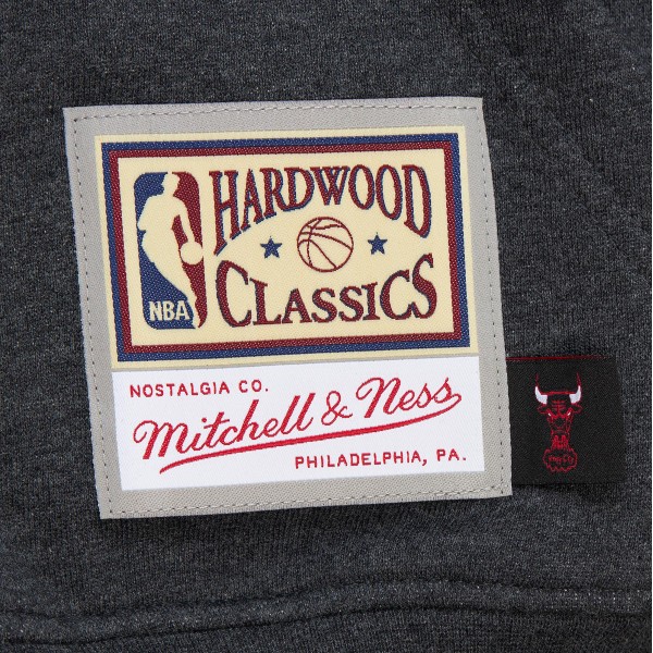 Толстовка Chicago Bulls Mitchell & Ness Black Hardwood Classics Ghost Camo