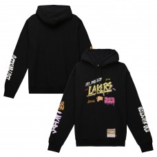 Толстовка Los Angeles Lakers Mitchell & Ness Hardwood Classics Slap Sticker - Black