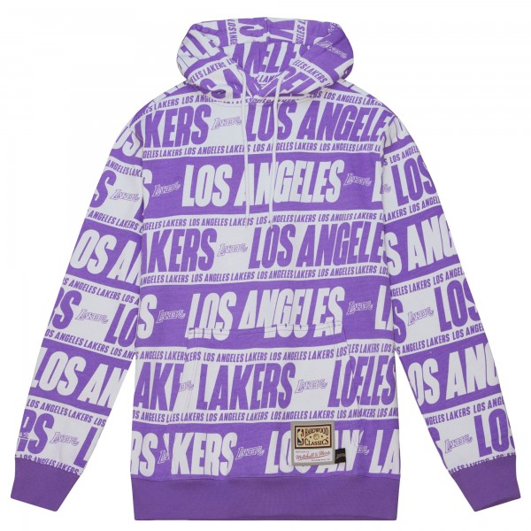 Толстовка Los Angeles Lakers Mitchell & Ness Hardwood Classics Teamwrap - Purple