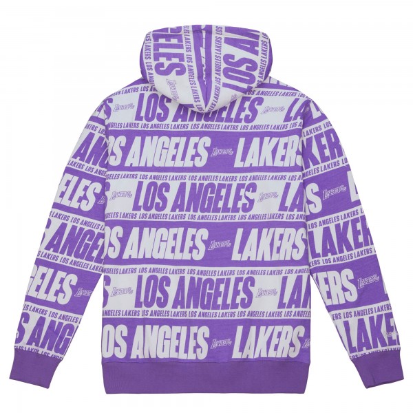 Толстовка Los Angeles Lakers Mitchell & Ness Hardwood Classics Teamwrap - Purple