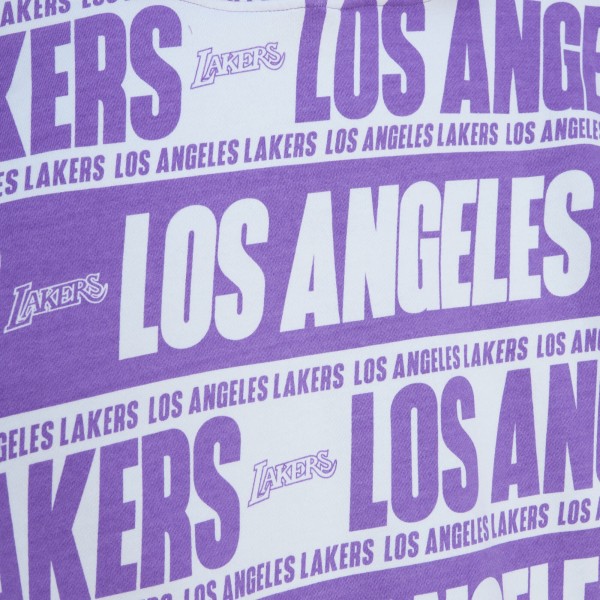Толстовка Los Angeles Lakers Mitchell & Ness Hardwood Classics Teamwrap - Purple