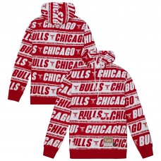 Толстовка Chicago Bulls Mitchell & Ness Red Hardwood Classics Teamwrap