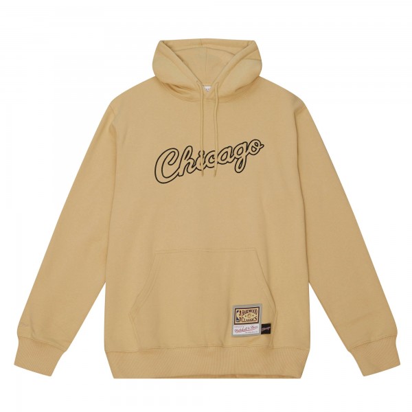 Толстовка Chicago Bulls Mitchell & Ness Tan Hardwood Classics