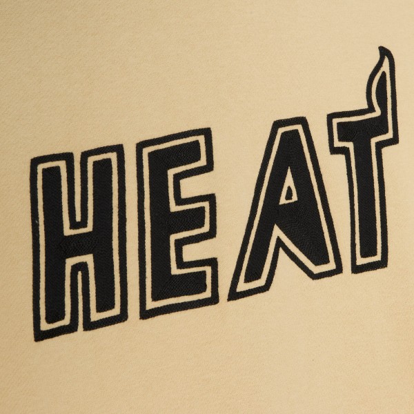 Толстовка Miami Heat Mitchell & Ness Khaki Hardwood Classics