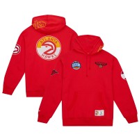 Толстовка Atlanta Hawks Mitchell & Ness Hardwood Classics City Collection Fleece - Red