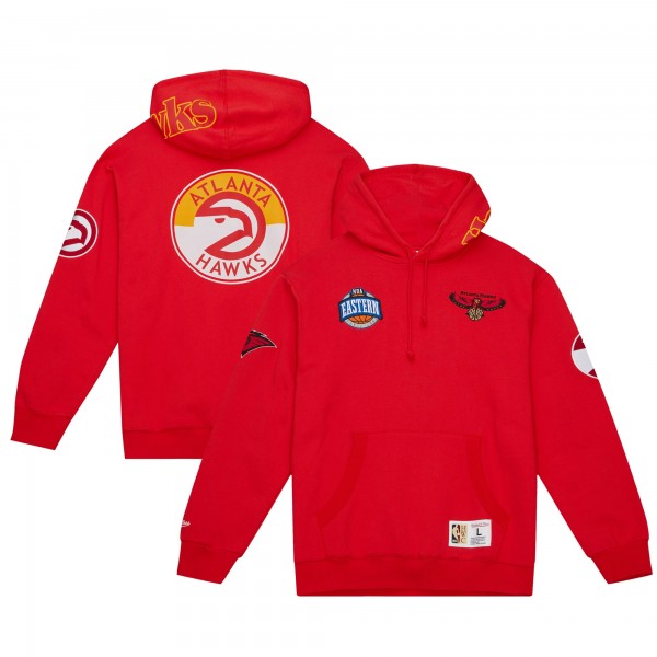 Толстовка Atlanta Hawks Mitchell & Ness Hardwood Classics City Collection Fleece - Red