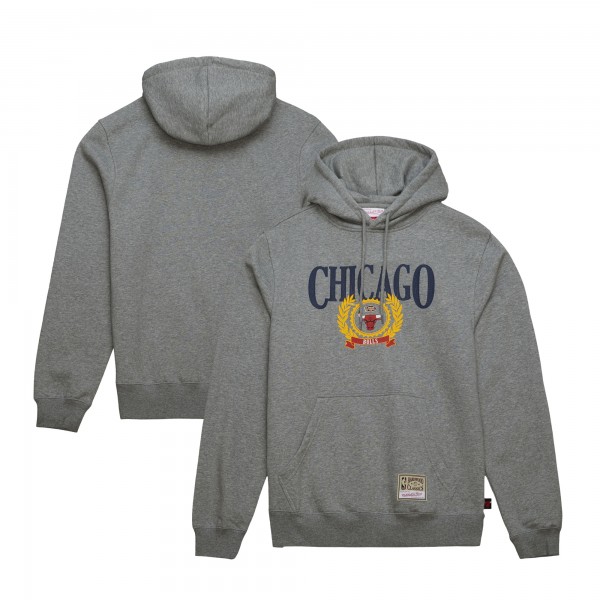 Толстовка Chicago Bulls Mitchell & Ness Hardwood Classics Collegiate - Gray