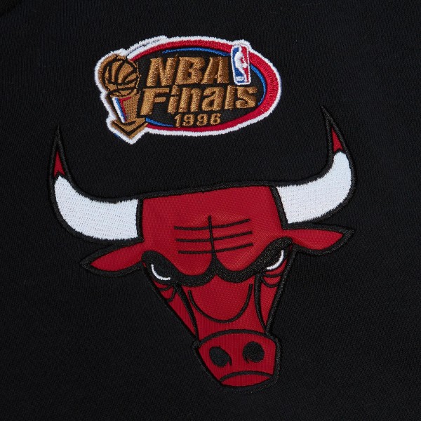 Толстовка на молнии Chicago Bulls Mitchell & Ness Color Block 2.0 Fleece - Red/Black