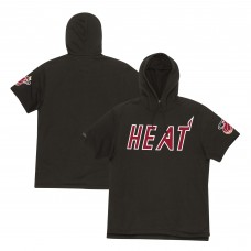 Футболка с капюшоном Miami Heat Mitchell & Ness Black Game Day 