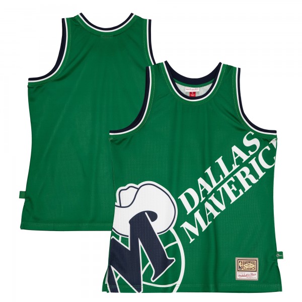 Игровая джерси Dallas Mavericks Mitchell & Ness Hardwood Classics Blown Out Fashion - Green