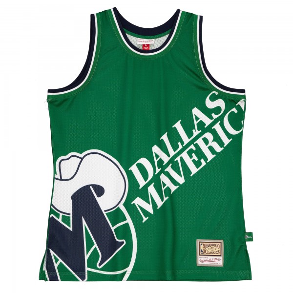 Игровая джерси Dallas Mavericks Mitchell & Ness Hardwood Classics Blown Out Fashion - Green