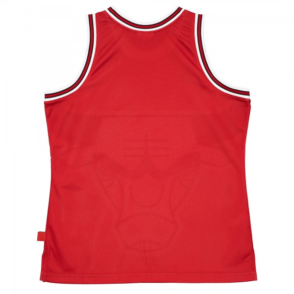Игровая джерси Chicago Bulls Mitchell & Ness Red Hardwood Classics Blown Out Fashion