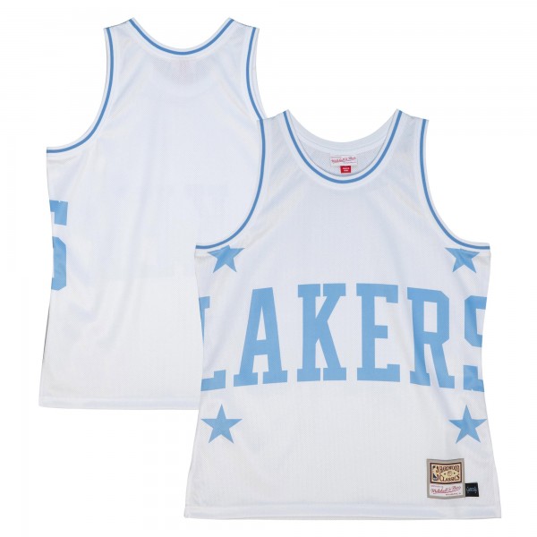 Игровая джерси Los Angeles Lakers Mitchell & Ness Hardwood Classics Blown Out Fashion - White