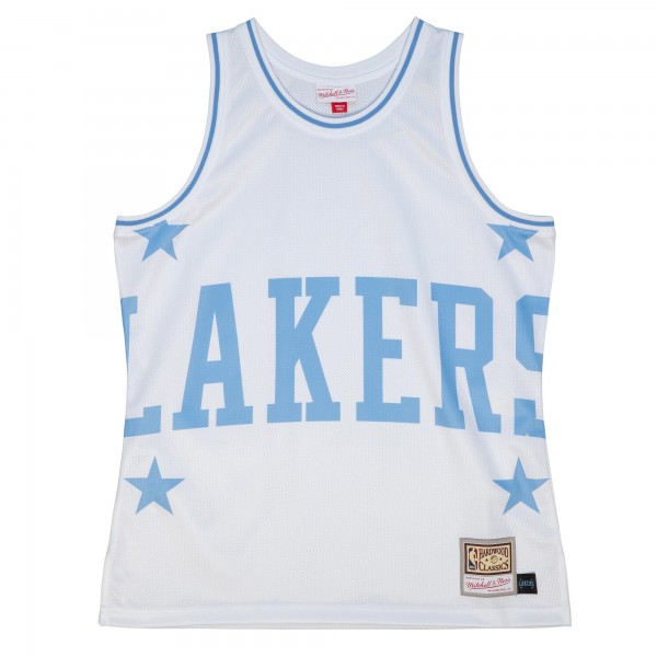 Игровая джерси Los Angeles Lakers Mitchell & Ness Hardwood Classics Blown Out Fashion - White