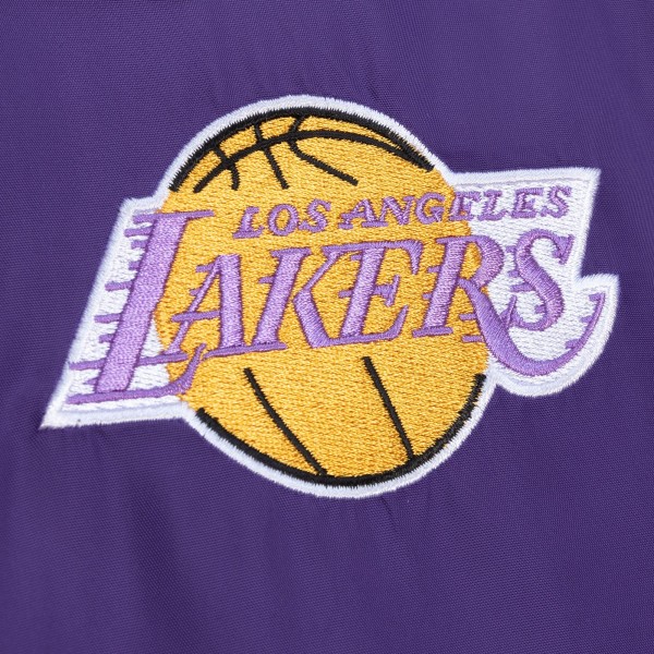Бомбер Los Angeles Lakers Mitchell & Ness Big Face 5.0 Coaches - Purple