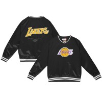Куртка Los Angeles Lakers Mitchell & Ness Hardwood Classics 4th & Inches Satin - Black
