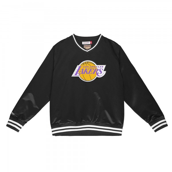Куртка Los Angeles Lakers Mitchell & Ness Hardwood Classics 4th & Inches Satin - Black