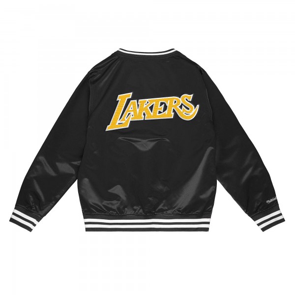 Куртка Los Angeles Lakers Mitchell & Ness Hardwood Classics 4th & Inches Satin - Black