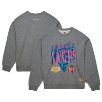 Кофта Los Angeles Lakers Mitchell & Ness 90s Reflective - Heather Gray