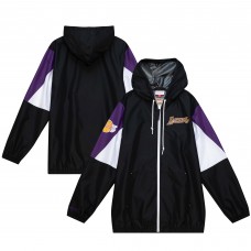 Ветровка на молнии Los Angeles Lakers Mitchell & Ness Throw It Back - Black