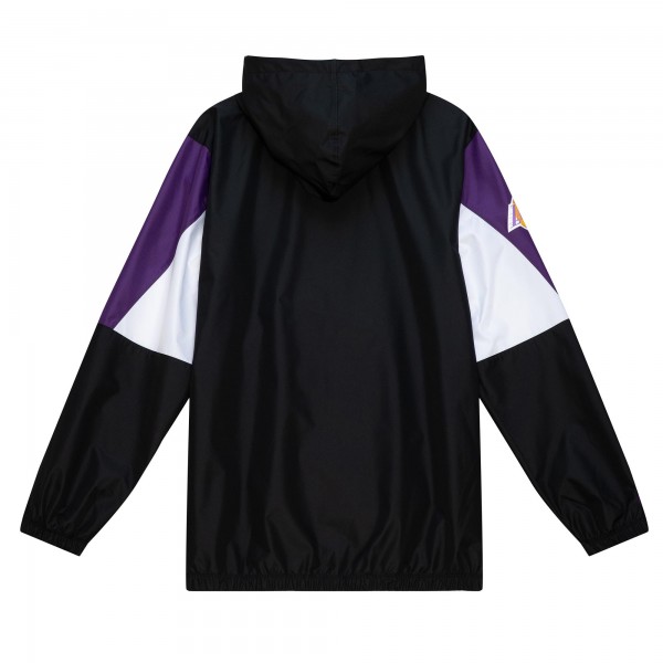 Ветровка на молнии Los Angeles Lakers Mitchell & Ness Throw It Back - Black