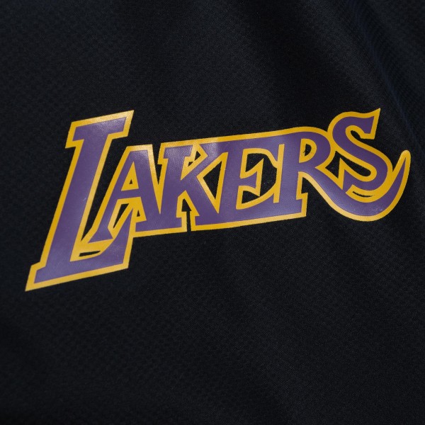 Ветровка на молнии Los Angeles Lakers Mitchell & Ness Throw It Back - Black