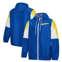 Ветровка на молнии Golden State Warriors Mitchell & Ness Throw It Back - Royal