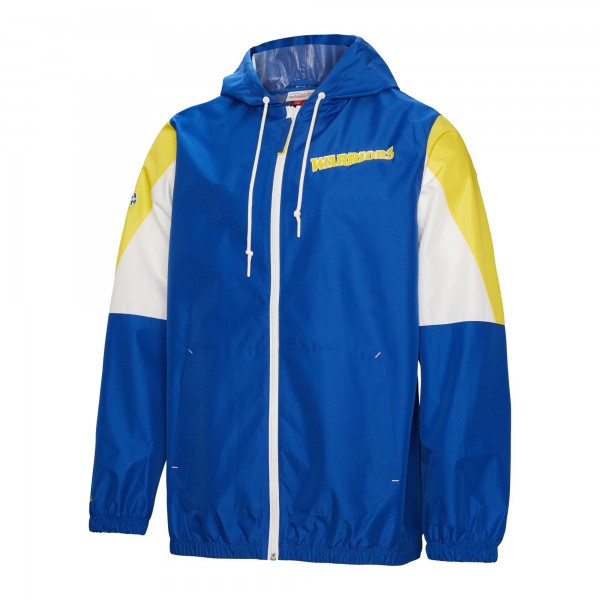 Ветровка на молнии Golden State Warriors Mitchell & Ness Throw It Back - Royal