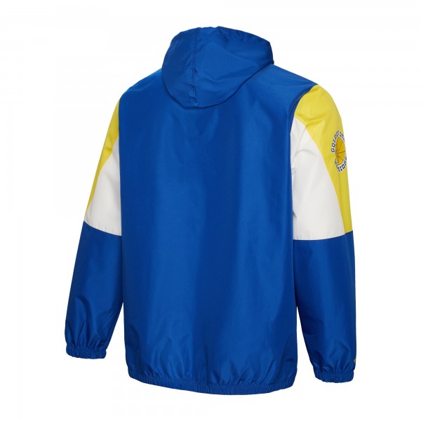 Ветровка на молнии Golden State Warriors Mitchell & Ness Throw It Back - Royal