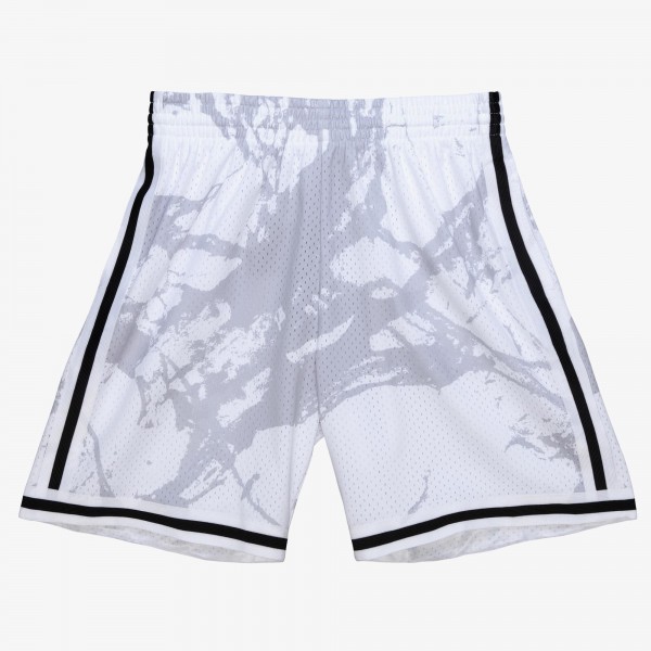 Шорты Boston Celtics Mitchell & Ness 2009/10 Hardwood Classics Marble Swingman - White