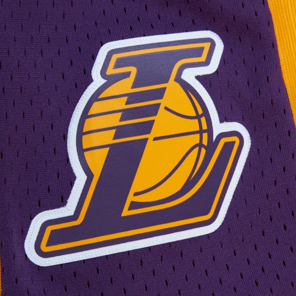 Шорты Los Angeles Lakers Mitchell & Ness 1998/99 Hardwood Classics Slap Sticker Swingman - Yellow