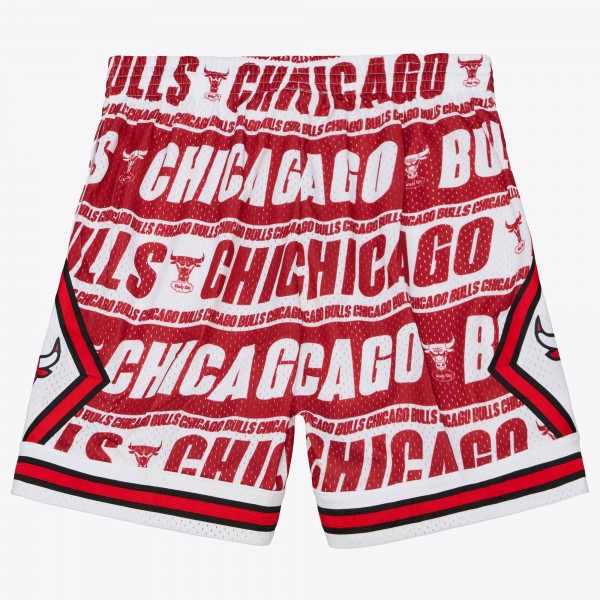 Шорты Chicago Bulls Mitchell & Ness Red 1996/97 Hardwood Classics Teamwrap Swingman