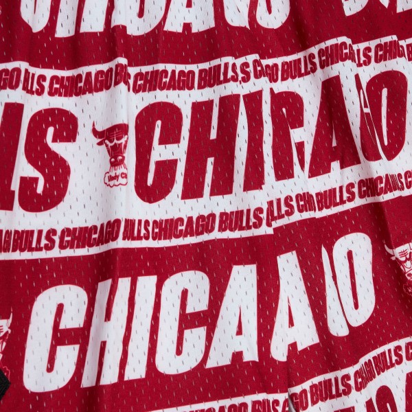 Шорты Chicago Bulls Mitchell & Ness Red 1996/97 Hardwood Classics Teamwrap Swingman