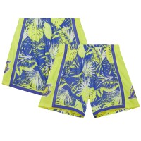 Шорты Los Angeles Lakers Mitchell & Ness 2009-10 Hardwood Classics Neon Tropical Swingman - Purple