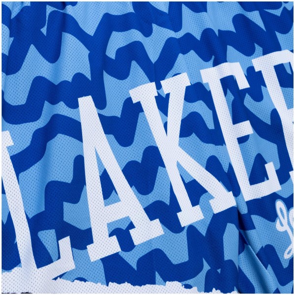 Шорты Los Angeles Lakers Mitchell & Ness Jumbotron 2.0 Sublimated - Royal/Powder Blue
