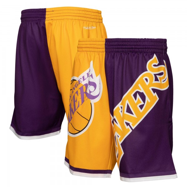 Шорты Los Angeles Lakers Mitchell & Ness Big Face 5.0 Fashion - Gold