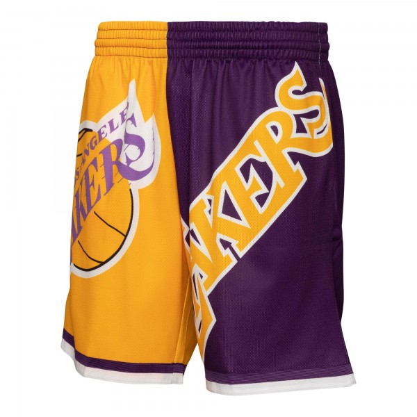 Шорты Los Angeles Lakers Mitchell & Ness Big Face 5.0 Fashion - Gold