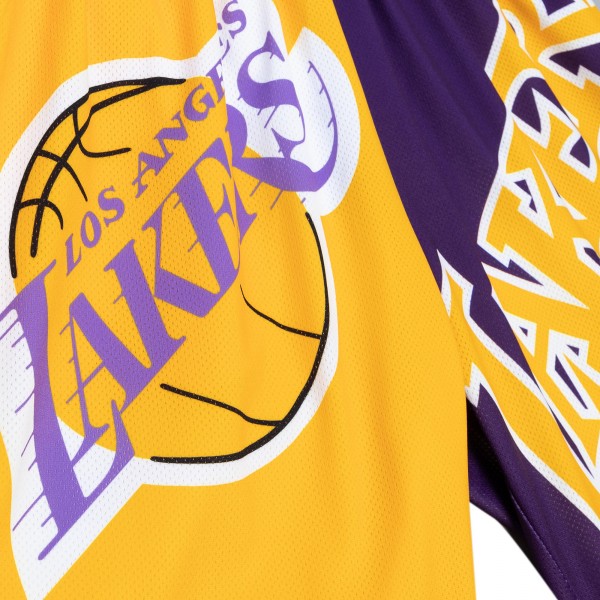 Шорты Los Angeles Lakers Mitchell & Ness Big Face 5.0 Fashion - Gold